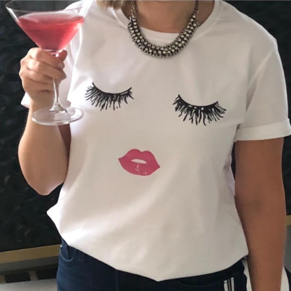 🆕️ 'Lips & Lashes' Tee